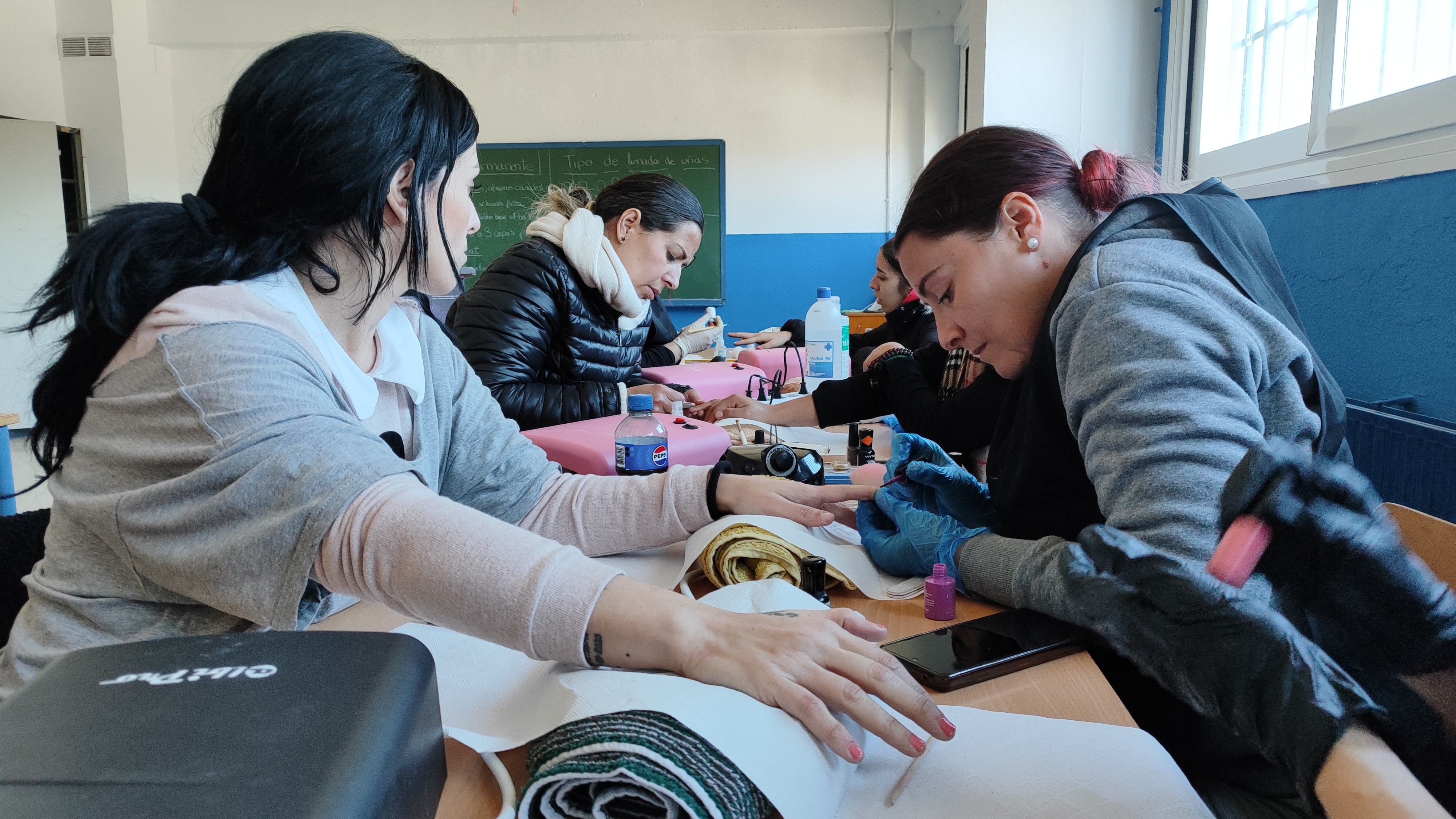 Participantes en el itinerario de cuidados estéticos básicos